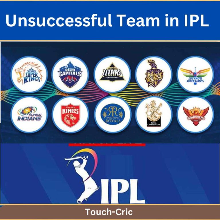 Unsuccessful Team in IPL  