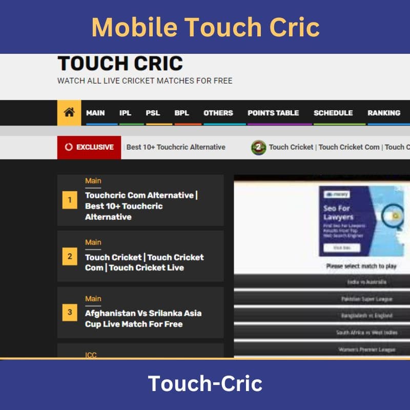 Mobile Touch Cric