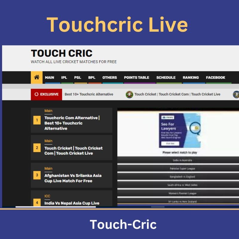 Touch Cricket Live