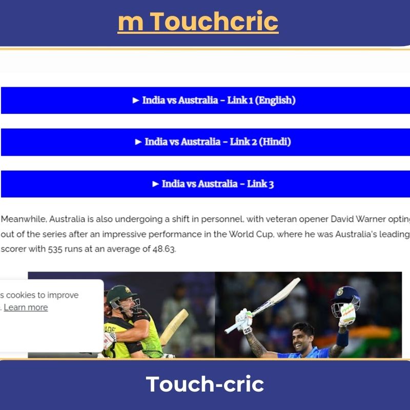 m touchcric