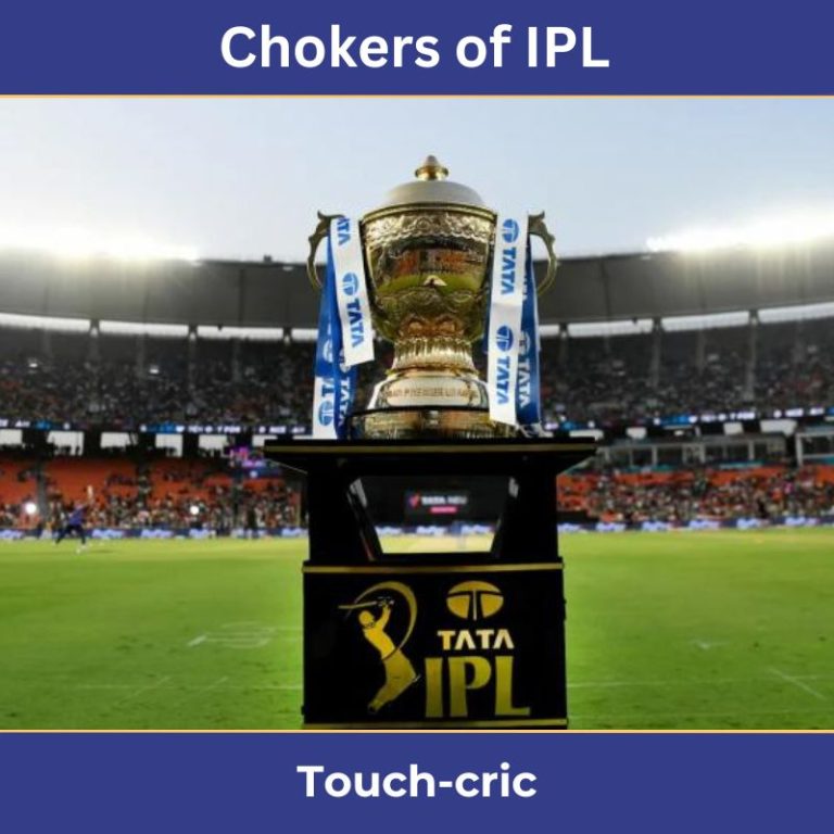 Chokers of IPL
